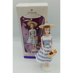 Hallmark Barbie Keepsake Ornament 1998 Midge Suburban Shopper 35th Anniv in Box